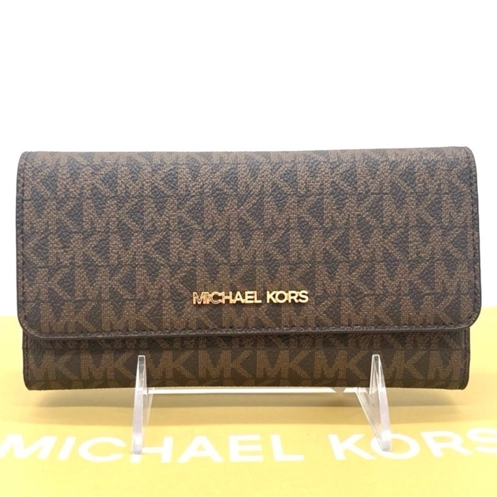 Michael Kors Trifold Wallet Brown (NWT) - Picture 2 of 8
